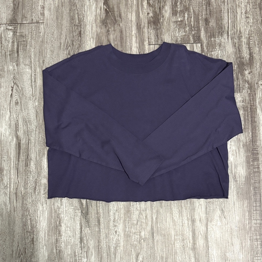 Wild Fable Rich Purple Crop Top